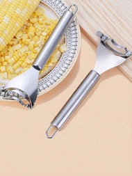 1入組玉米去殼器、刨刀、分離器、剝皮機、家用廚房手動工具