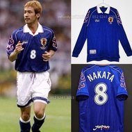 ⚡ #8 Nakata 中田英壽 日本隊 Japan 1998 世界盃 Home jersey波衫 球衣 JFA 💎紫鑽商家💎 所有衫款/球員/號碼全齊。有鐘意嘅款直接帶圖詢價。（Players na