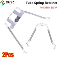 SUYO 2Pcs Audio Amplifier Spring Holder, Steel Vintage Style Vacuum Tube Retainer Holder, Spring Str