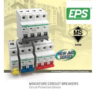 EPS 1Pole 2Pole 3Pole MCB 6KA Type C (JMS Series) 6A , 10A , 16A , 20A 32A 63A (SIRIM APPROVE)