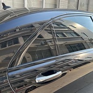 UYITO Window Trim Chrome Delete Blackout Overlay Pre-Cut Genuine Vinyl KK for Mercedes Benz S Class