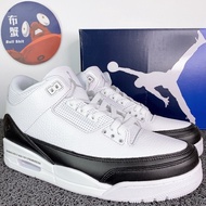 High Quality Fragment x Air Jordan 3 Name Set Hiroshi Fujiwara White Black AJ3 Basketball Shoes DA35