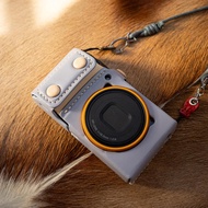 Handcrafted Leather Ricoh GR3/GR3X Camera Case with Crossbody Strap / Leather Camera Protector Case