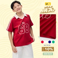 Yody Form Relax Teen Polo Shirt Raglan Sleeve ICPO26S002