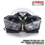R25 V1 R3 YZF-R25 R25M FIRST MODEL 100% ORIGINAL HEAD LAMP ASSY HEADLIGHT LAMPU DEPAN 1WD-H4300-00