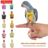 【CFE】  Parrot Diaper Flight Suit Bird Clothes For Parrot Parakeet Pigeon Medium Large Pet Bird
