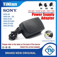 13V 2A 12.5V 2.5A 12V 1.5A AC/DC Adapter for Sony SRS-X5 SRS-BTX300 SRS-D4 D5 SRS-Z100 SRS-BTV25 ZTV25 Portable Bluetooth Speaker System Power Supply