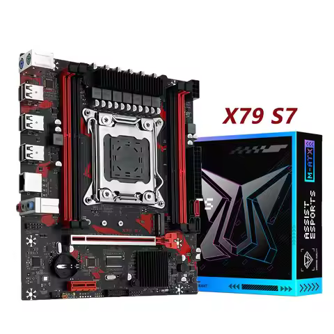 MACHINIST X79 S7 Motherboard Support Intel Xeon E5 v1&v2 LGA 2011 CPU Processor DDR3 REG ECC RAM Dua