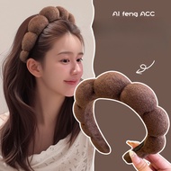 1pcs Headband Colorful Cloud Sponge Hair Band Sleep Remove Makeup Headband Skincare Headband