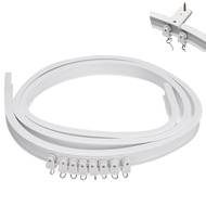 Wall Mounted Ceiling Curtain Track Flexible Curved Ceiling Track for Curtains Room Divider Shower Cu