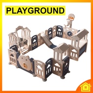 [OneHome] Kids Playpen Playground Slide Swing Toys Rack Basketball Safe Baby Safety Taman Permainan Buaian Gelongsor Rak
