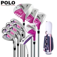 POLO GOLF Ladies Set Club Beginner Club GOLF Full Set Practice Equipment 12 Domination Packages