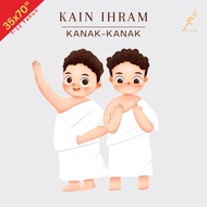 AL-BAHR IHRAM KANAK-KANAK 100% COTTON, HAJI UMRAH