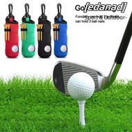 EDANAD Golf Ball Bag, With Carabiner Lightweight Golf Tees Storage, Waist Holder Bag Small Golf Ball Storage Pouch Men Women