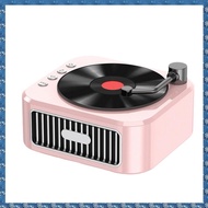 (FTQN) Retro Bluetooth 5.3 Speaker 18th Century Phonograph Style Speaker 360° Stereo Sound Vinyl Rec