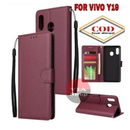 VIVO Y19 WALLET CASE LEATHER FLIP CASE - VIVO Y19 BOOK COVER