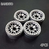 BANDITO Metal Beadlock 1.9 V4 Rims for RC Adventure 1/10 SCX10 II Freemen RGT