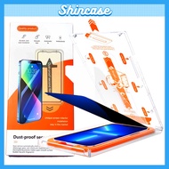 IPhone Tempered Glass Self-Vacuum Frame, Anti-Peeping Adhesive Support Frame to Protect Speaker for 