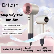 Dr Flash Hair Dryer 1 billion negative ions, Capacity 2800w, quick drying/hair care - Black