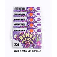 Kartu Axis Kouta 3gb Siap Pakai Nasional