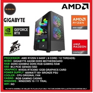 Gaming PC Desktop AMD Ryzen 5 8400F/16GB/32GB/512GB SSD/1TB SSD/RTX3060 12GB/600W