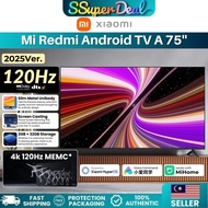 2025 Xiaomi Android Smart TV A 75'' 144Hz LED 4K UHD Gaming HDR WiFi 6 HyperOS Redmi TV Monitor 小米智能