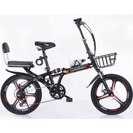 [1-5 Days Delivery] FULL SUSPENSION 7 Speed Phoenix folding bike 20" 3-Blade 20 inch foldie bike 20" foldable bicycle