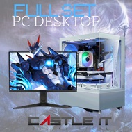FULL SET BUDGET OFFICE HOME USE GAMING PC Desktop Core i3 i5 i7 Nvidia Intel GTX750 USED