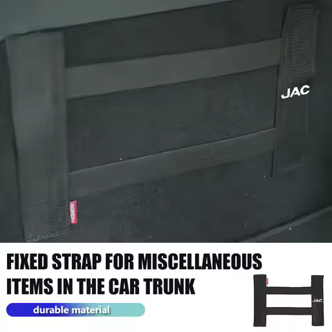 Car Trunk Fixed Strap Elastic Velcro Fixed Storage Securing Strap For JAC J3 J2 S5 A5 J5 J6 J4 S2 T8