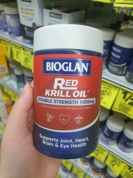 (Bill Úc) Dầu Nhuyễn Thể Bioglan Red Krill Oil 1000mg lọ 60 viên