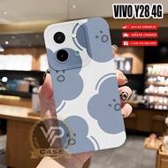 Latest Vivo Y28 4G Softcase 2024 Flexible Rubber Material Character Pattern (BK156) Vivo Y28 4G 2024