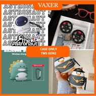 CASE GEN 1 2 Wireless Headset TWS Protector GEN 1 2 TWS Bluetooth Earphone 3D Cartoon Cute Character
