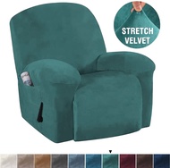 Luxury Velvet 1/2/3 Seat Recliner Form Fitted Sofa Cover Sofa Slipcover Sectional Sofa Protect Furni
