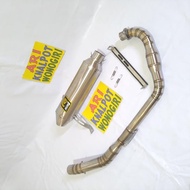 KNALPOT CKC rcb KAPSUL LEHER BOOM TIGER GL PRO GL MAX CB150R MEGA PRO