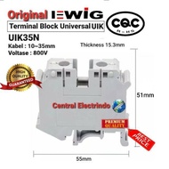 Universal Terminal Block UK35N (10~35mm) 800V Din Rail EWIG.
