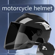 Motorcycle Riding Helmet half helmet face for men and women protection safety motor Helmet with Visor Sticker accessories Bicycle Helmets