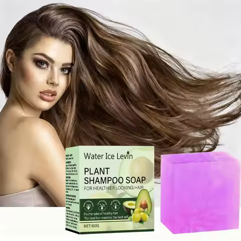 Plant Shampoo Soap Avocado Botanical Ingredients Balances Scalp Oil Boosts Volume Softens Rough Stra