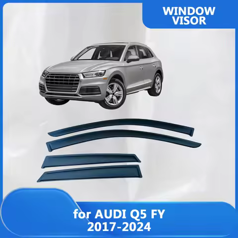 Window Visor for AUDI Q5 FY 2017-2024 Wind Deflectors Rain Guards Door Visor Vent Shades Ventvisor E