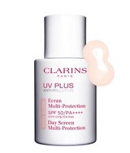 Clarins UV Plus Day Screen Multi-Protection SPF50/PA++++30ML#Rosy Glow#Translucent