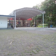 Tenda Membrane Agtex 850 GSM full rangka dan pemasangan