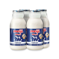 เมจิ นมสด รสจืด 200 มล. 4 ขวด