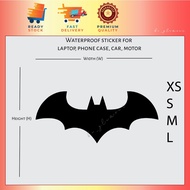 Batman Dark Knight Stickers Dark Knight DC Sticker Kereta Waterproof Car Motor Laptop Desktop Helmet Luggage Vinyl Decal