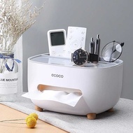 Ecoco Tissue Box Storage Box Office Desk Case Organizer - E2009