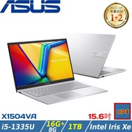 (規格升級)ASUS VivoBook 15吋效能筆電 i5-1335U/24G/1TB//W11/X1504VA-0031S1335U