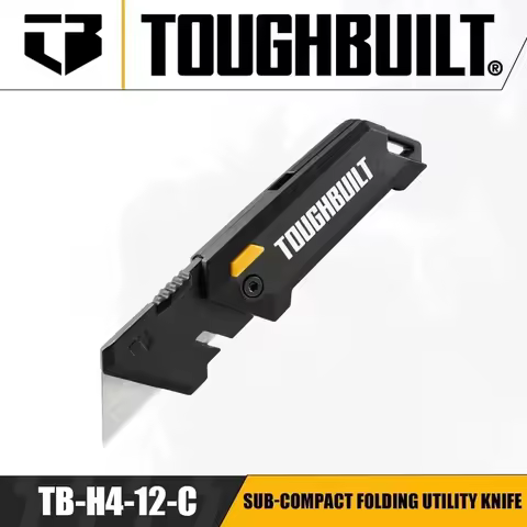 TOUGHBUILT TB-H4-12-C Sub-Compact Folding Utility Knife Hand Tools