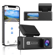Hot 2K WiFi 1400p  Hidden dash cam for cars with1.5 screen dashboard video cam front recorder built 