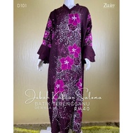 Jubah Kaftan Saloma Batik Terengganu (D1)