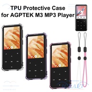 ICRAFT MP3 Player Cover, Shock Resistant Dust Resistant MP3 Player ,  Wrist Strap Transparent Raised