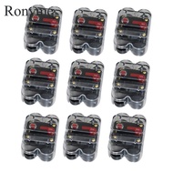 [Ronyme] CAR STEREO AUDIO 12V CIRCUIT BREAKER FUSE INLINE FITS 4 8 GAUGE WIRE 40A AMP