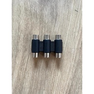 Jack H 3 RCA Jack H3RCA/ 3-way Connector/ 3-pin RCA Extension/ with RCA socket cover